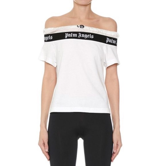 Palm Angels Tops - PALM ANGELS Off The Shoulder Top
